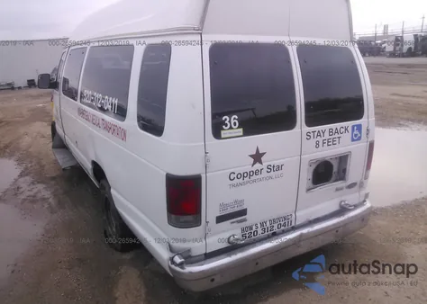 2011 Ford E-350 Super Duty Commercial из США, поврежденный, VIN 1FTSS3EL0BDA34412